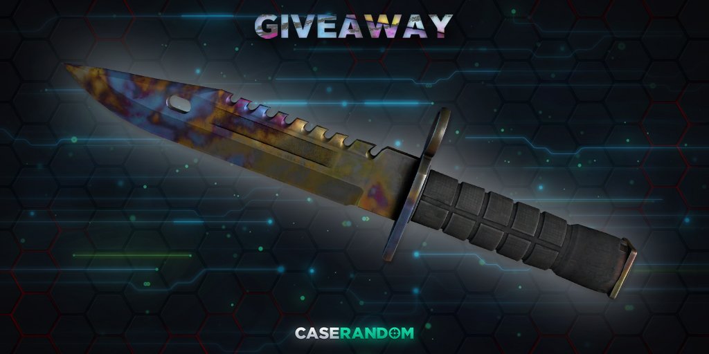 caserandom's tweet photo. 🏆 Win in 24 hours!
★ M9 Bayonet | Case Hardened    
-Go https://t.co/A0Rz26w9xU        
-RT&amp;Like⌛️ https://t.co/L3ejwg7WN1