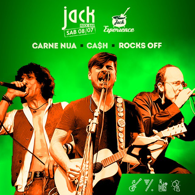 carnenua's tweet photo. Hoje tem CARNE NUA no @JackRockBar https://t.co/Wgt5yv6nvX
