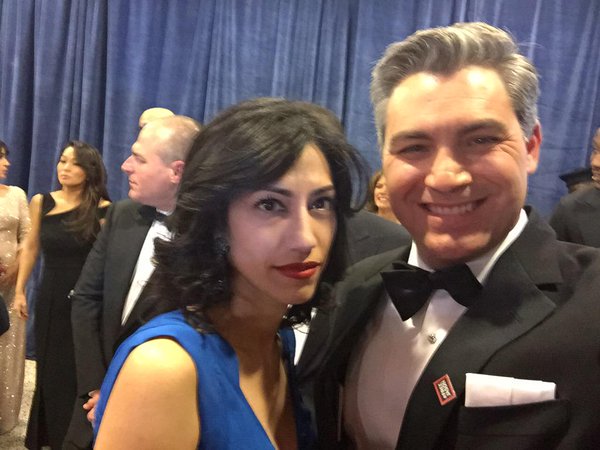 Cryin' Jim Acosta loves him some Huma Abedin