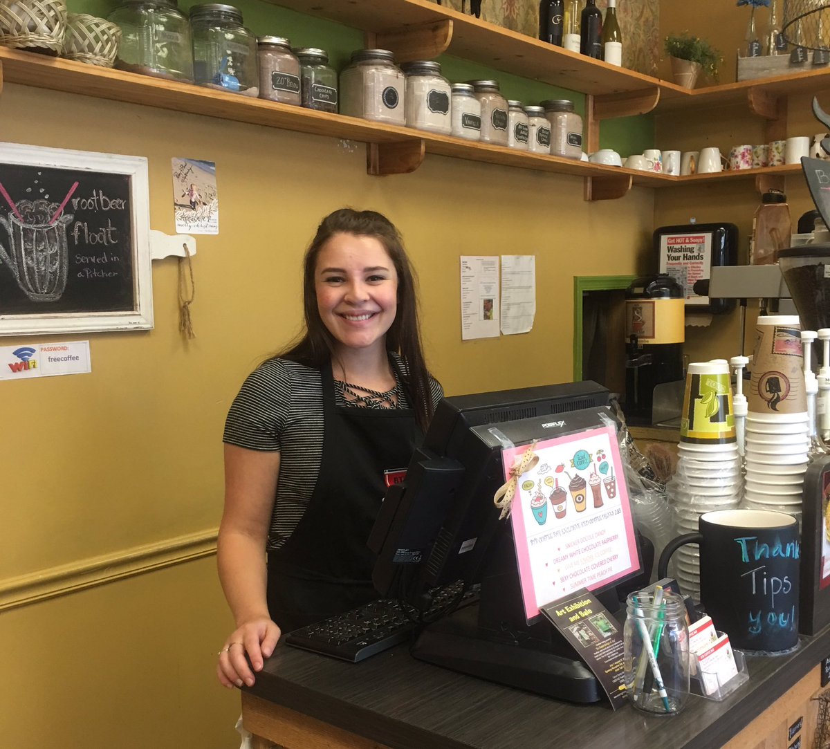 Great coffee and service every First Friday at the BTB Coffee Bar! #leonardtownmd #firstfriday #aedistrict #maryland #somd #btb