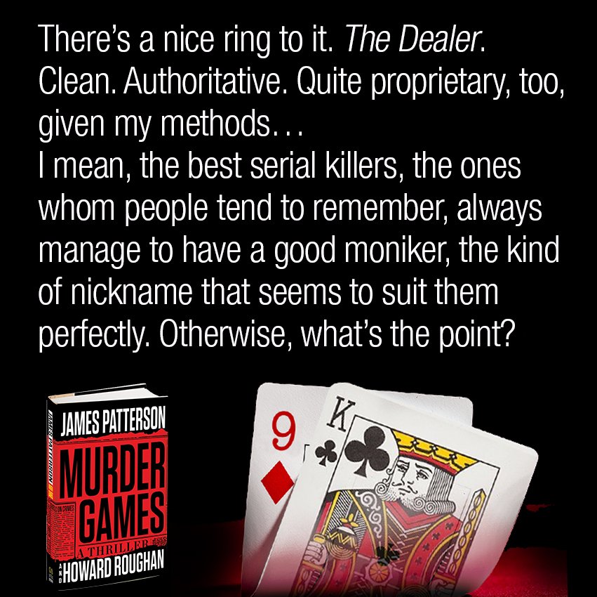 My new summer thriller, MURDER GAMES, is now on sale. Read a preview or buy it here: bit.ly/2rCCQDu https://t.co/TlbUadBn1S