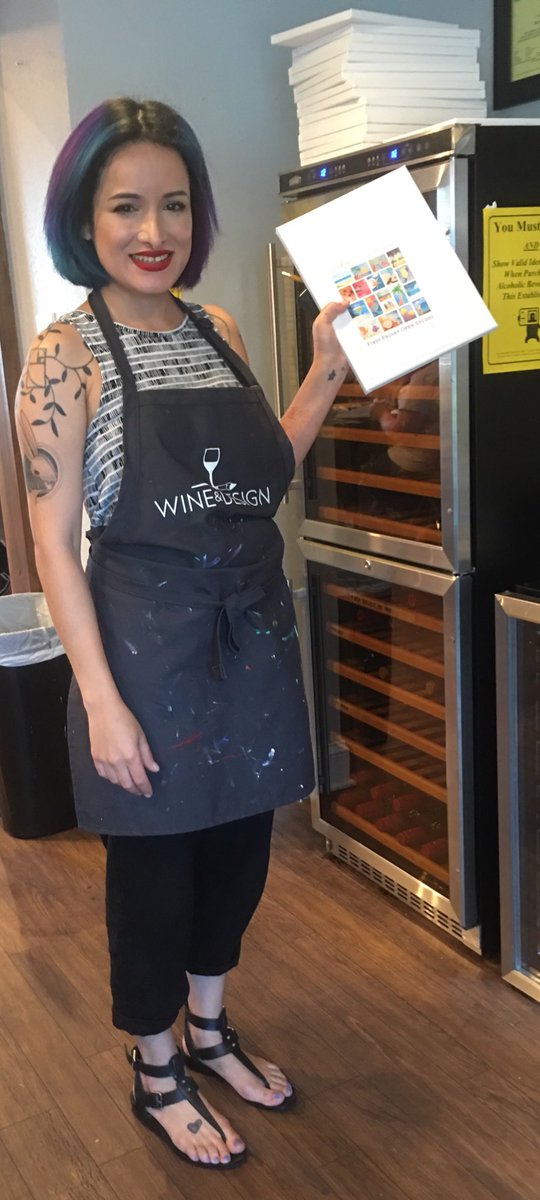 Open Studio every First Friday at Wine &amp; Design! #leonardtownmd #wineanddesign <a href="/Town_of_LTown/">Town of Leonardtown</a>