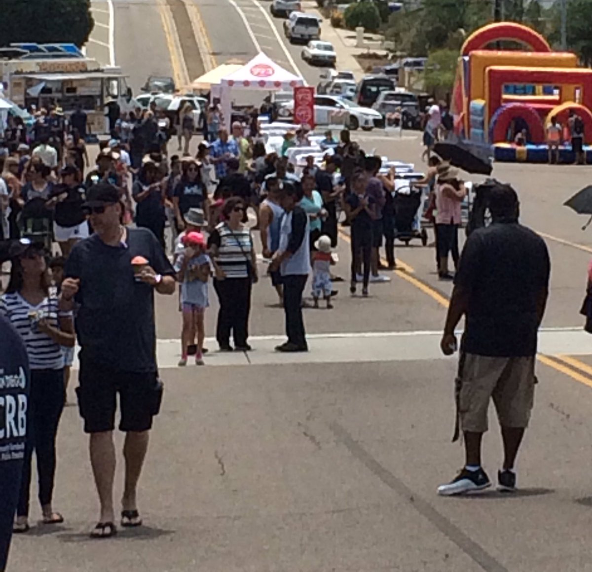 ChiefZimmerman's tweet photo. Everyone having a great time at the @OneSanDiego #BetterABlock in Paradise Hills. The snow cones on this hot summer day were fantastic too. https://t.co/JwABCs4RCq