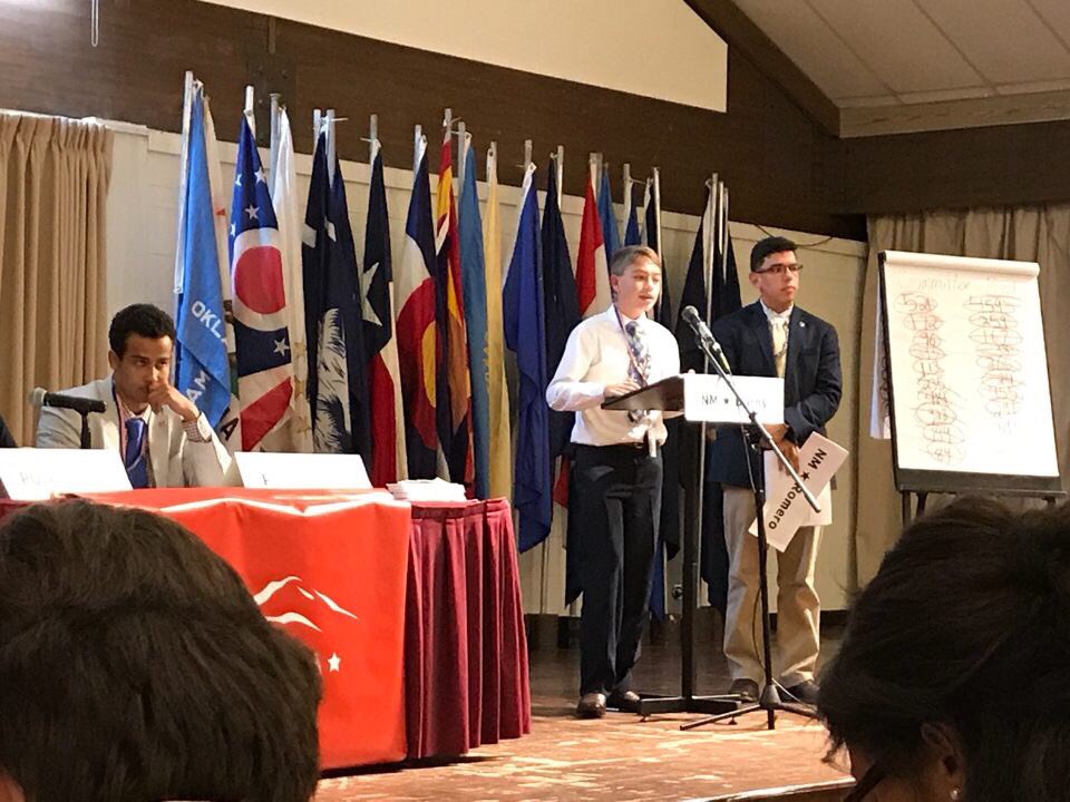 JoaquinRomeroNM's tweet photo. I would be remiss if I skipped the main part of #CONA2017, which was getting the chance to debate! https://t.co/0divmpFeNh
