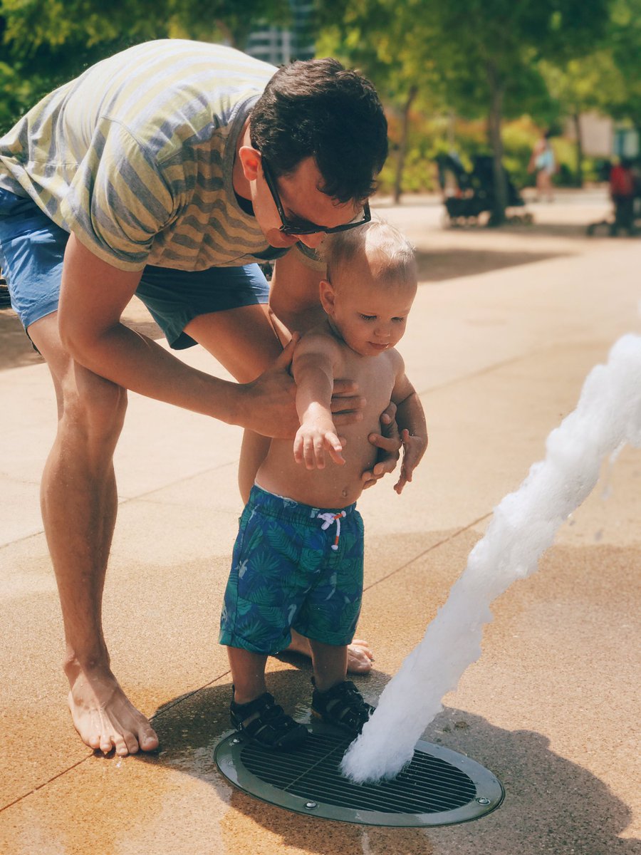 shpturner's tweet photo. When our trip to the farmers market turns into our own mini water park #DudesWeekend #LoganT https://t.co/6H8eGHC4EY