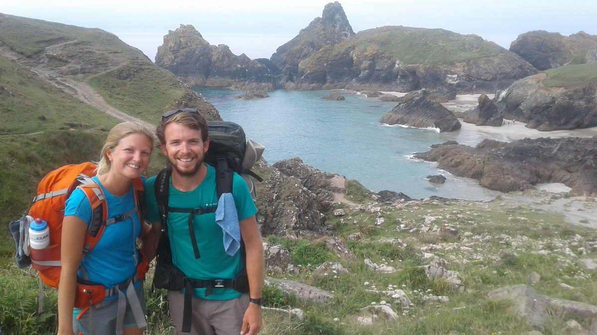 BH_Adventure's tweet photo. Day 25 Lizard point to Porthleven, cream tea Devon and Cornish way,great walking and bbq with the awesome Soph and Aus! https://t.co/XsI7mCxttt