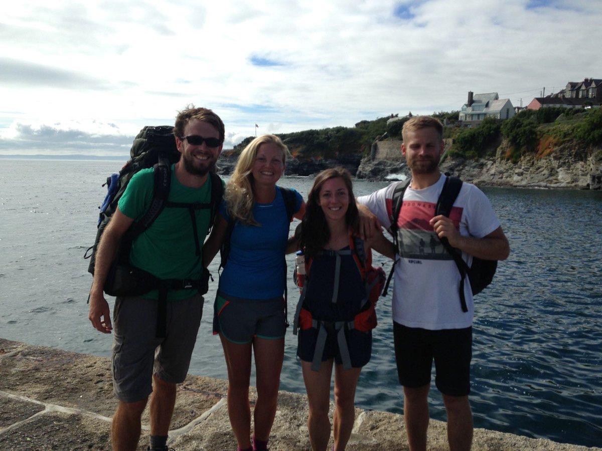 BH_Adventure's tweet photo. Day 25 Lizard point to Porthleven, cream tea Devon and Cornish way,great walking and bbq with the awesome Soph and Aus! https://t.co/XsI7mCxttt