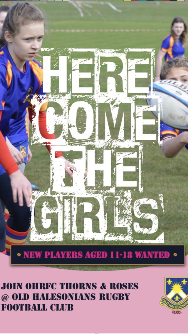 mariet3374's tweet photo. #Halesrugby #innerwarrior Event 11am-1pm. 9th July. Ages 11-18. All abilities welcome. #hitlikeagirl #thisgirlcan https://t.co/hWVILHzy66