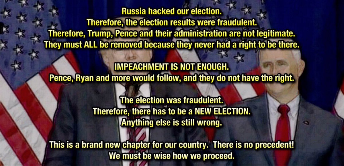 KarenMcKee215's tweet photo. WHY all sides agree #ElectionHacked, but he's still there? OUR DEMOCRACY IS GONE. We are NOW under RUSSIAN-INSTALLED GOV. #TrumpRussia ... https://t.co/Lf11LOlCPi