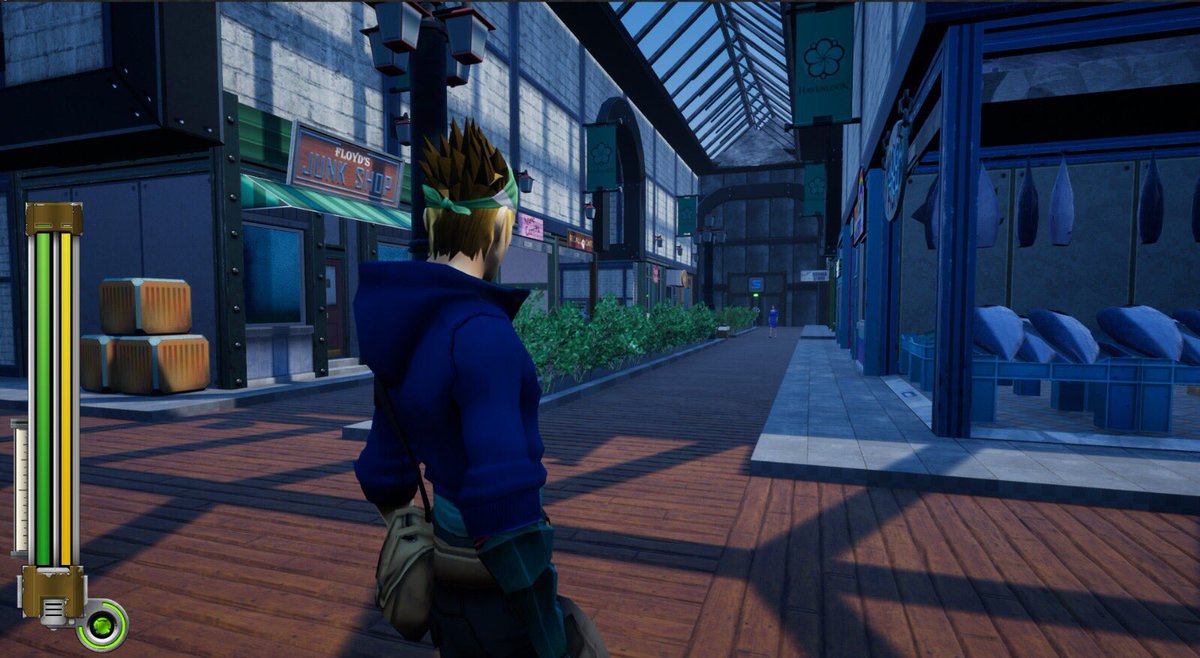 Afternoon in the shopping district of Havenlock City! #ScreenshotSaturday #indiegames #indiedev #indiegame #indiegamedev #gamedev