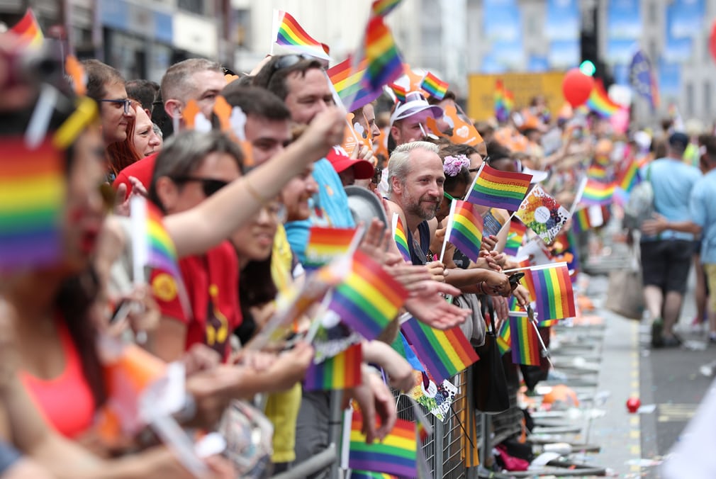 CharleJHuguenin's tweet photo. Only in London #LGBTParade https://t.co/jXGF1FLl1R