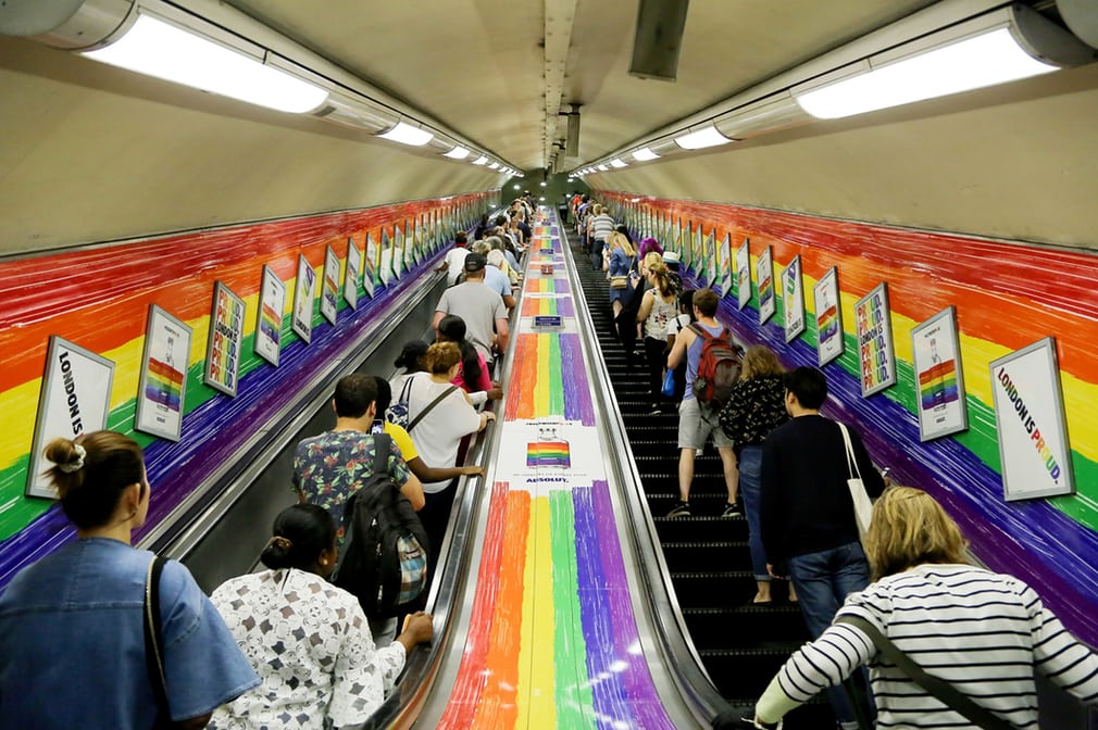 CharleJHuguenin's tweet photo. Only in London #LGBTParade https://t.co/jXGF1FLl1R