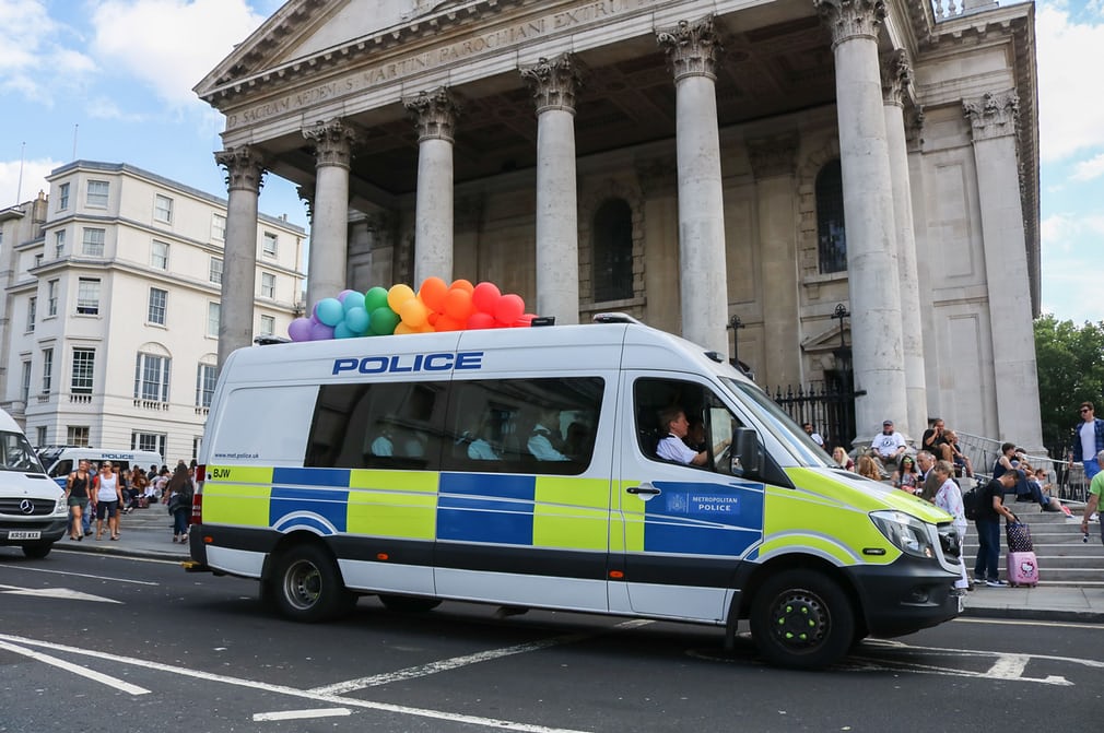 CharleJHuguenin's tweet photo. Only in London #LGBTParade https://t.co/jXGF1FLl1R