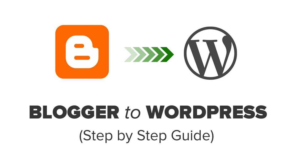 wpgurus1's tweet image. How to Switch from Blogger to WordPress ... - #BloggerWebsite #BloggerChangeToWordpress #BloggerMove #BloggerMoveSite #BloggerToWordPress