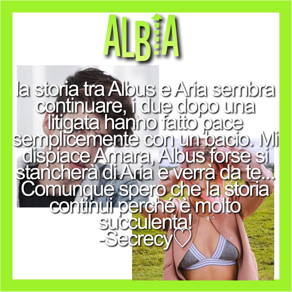 GiornaleGDR's tweet photo. ALBIA. li shippo molto💕
-Secrecy❤️ https://t.co/RzpM6LPUb1