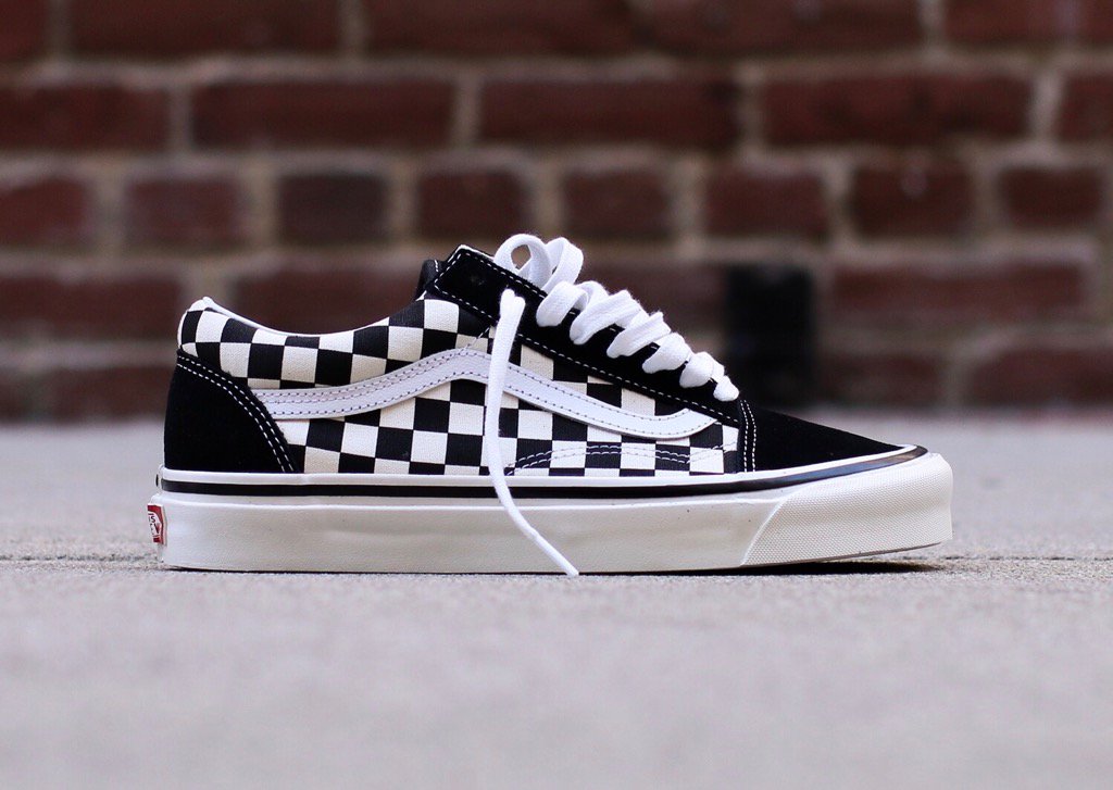 vans anaheim old skool checkerboard men's