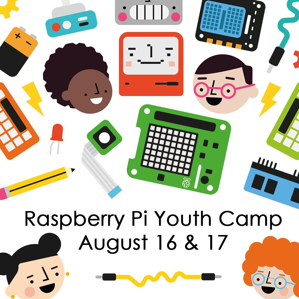 bravo_lt's tweet photo. Introduce your kids to #programming at our Raspberry Pi #YouthCamp. https://t.co/v5UWNvmZZh #GrandRapids #PiCamp17 https://t.co/ldx7GHdHEl