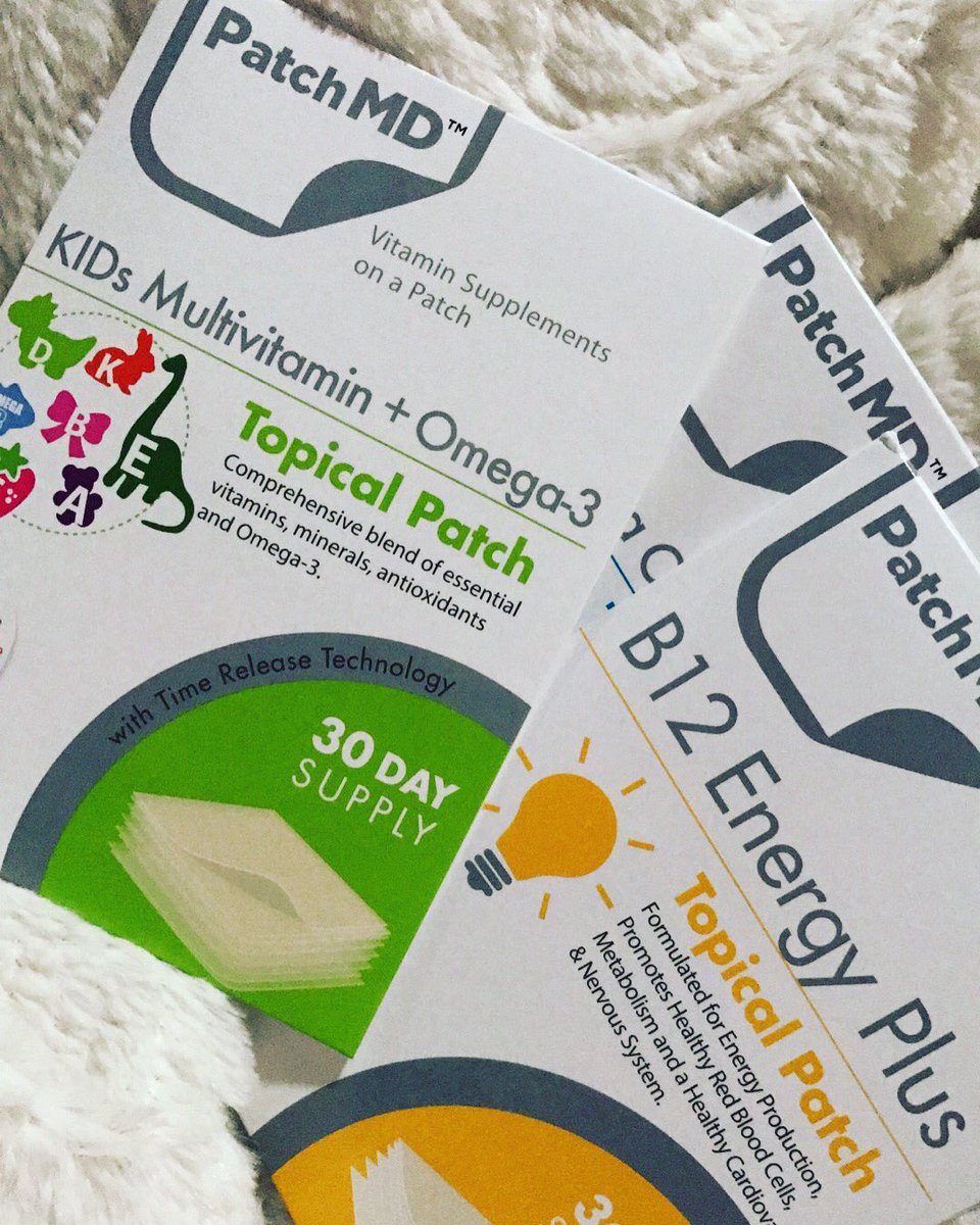 rlstreetman's tweet image. Got my @MyPatchMD package in today!  Vitamins for little bit and energy for mommy! #health #patchmd