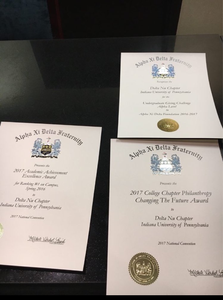 AlphaXi_iup's tweet photo. Our sisters are having a blast at convention! We feel so honored to be recognized and awarded in front of 121 chapters! #AXIDCHICAGO https://t.co/pCoYGv7P62