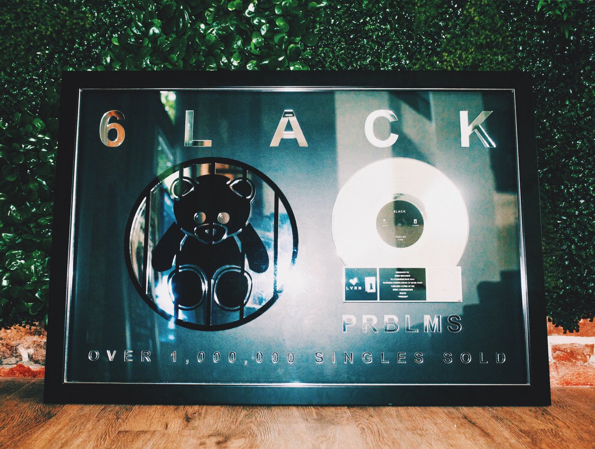 6LACK's tweet photo. to my fam/friends that know what it took. to anyone who ever pressed play. and to @soundsbynova for supplying the magic. PRBLMS • PLATINUM 💿 https://t.co/sWBiLJycAP
