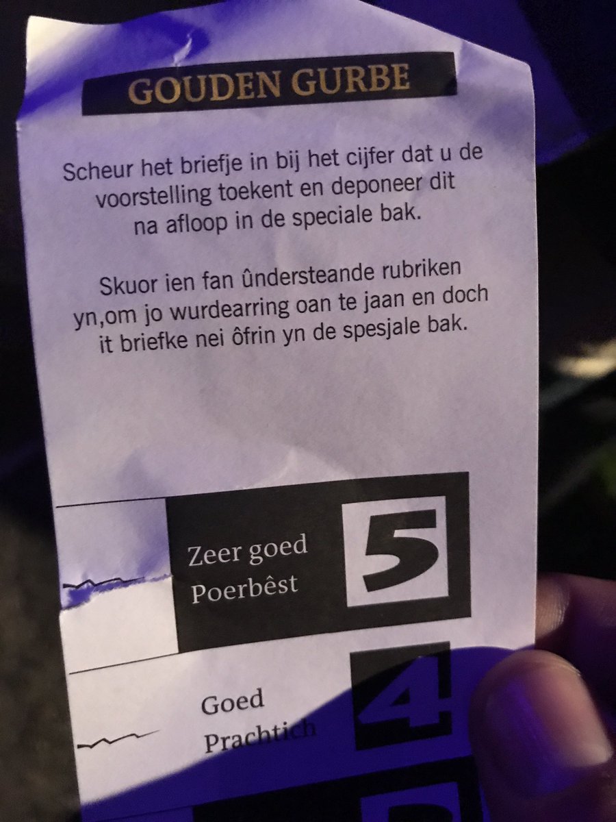 douwegerlof's tweet photo. Lieve mensen in #friesland Als je de kans krijgt: nei it Iepenloftspul Snakkerbuorren mei See fan Lân. #gurbe https://t.co/8iGppR4EGB