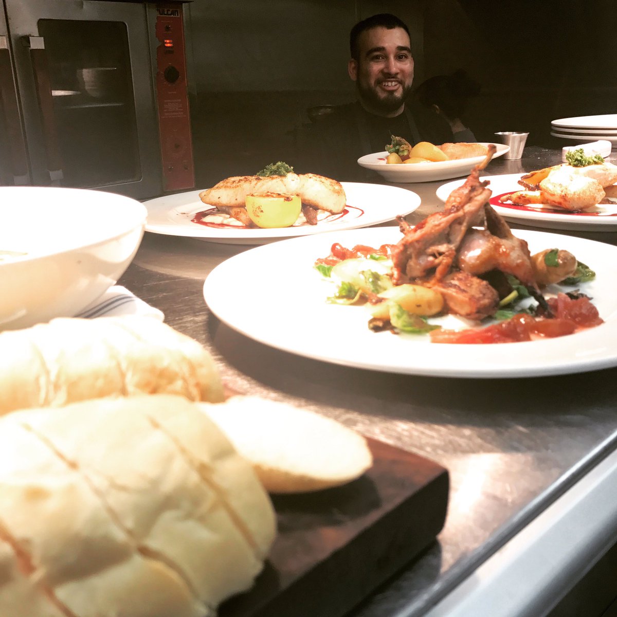 Dinner has begun! Come join us and dine in style. #austin #foodie #foodscene #atx #food