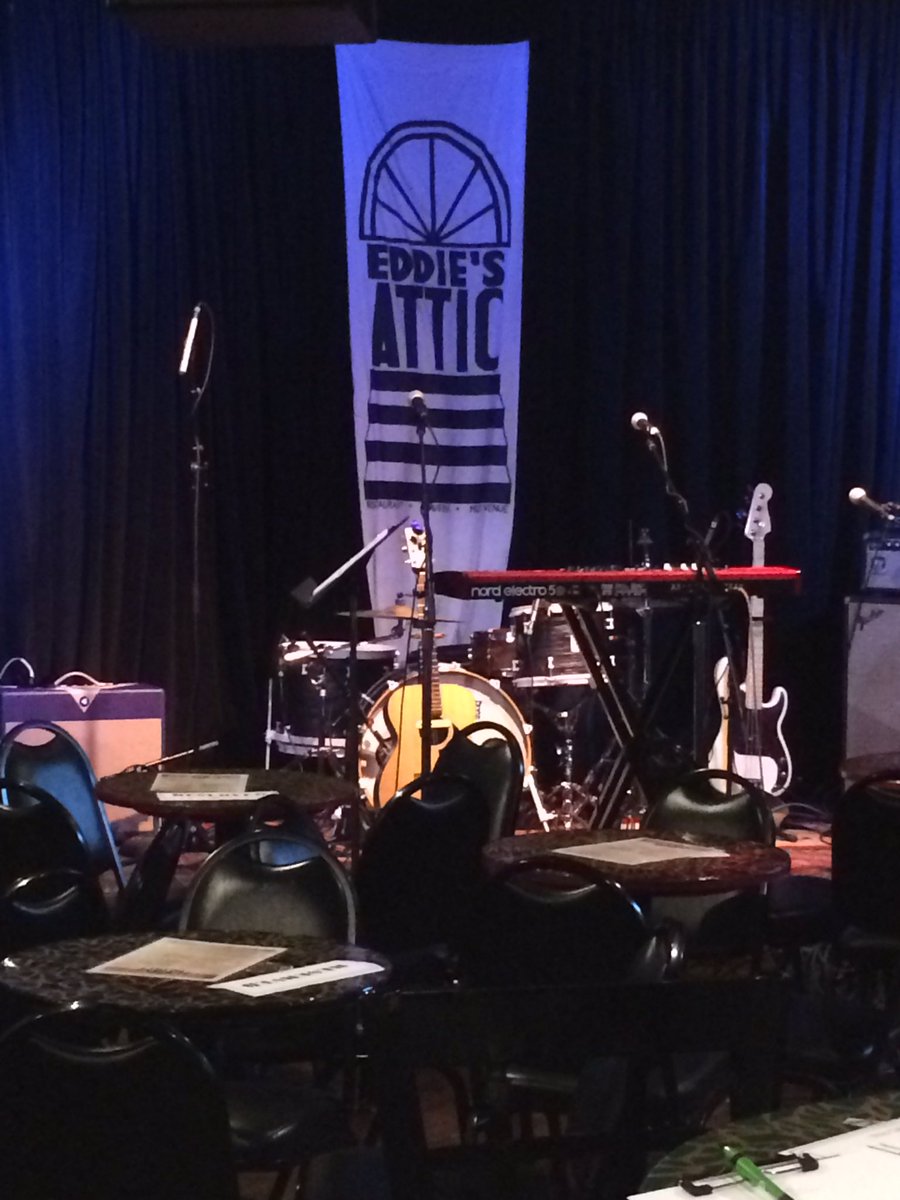 Counting the minutes to our first show at Eddie's Attic! <a href="/emmylawmusic/">Emmy Law</a> <a href="/eddiesattic/">eddiesattic</a>  #eddiesattic #folkfusionfiddler #livemusic #makingitup