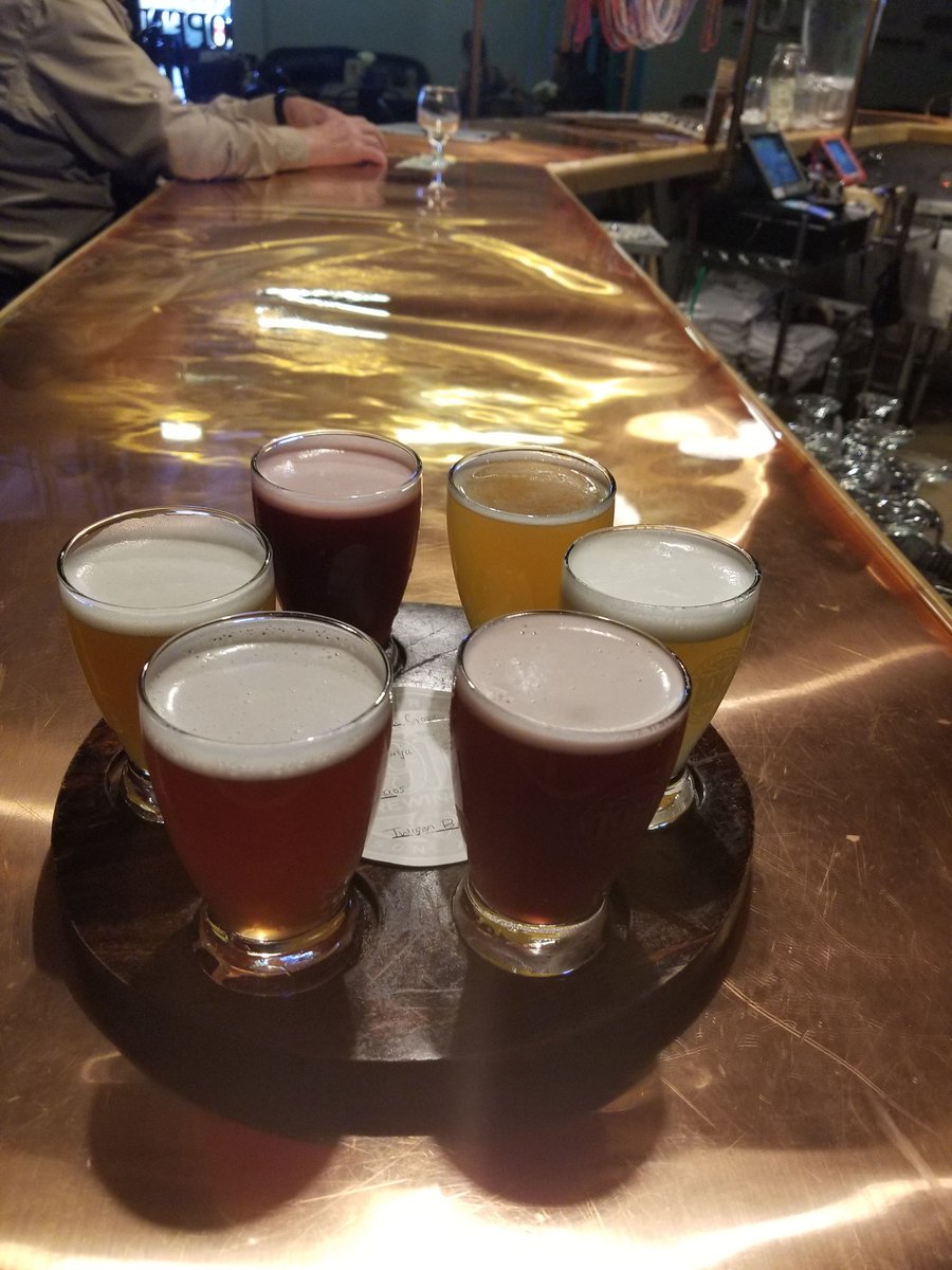 A guest ordered 6 of the 8 Goses we have on tap right now.  It is as good as it looks.
