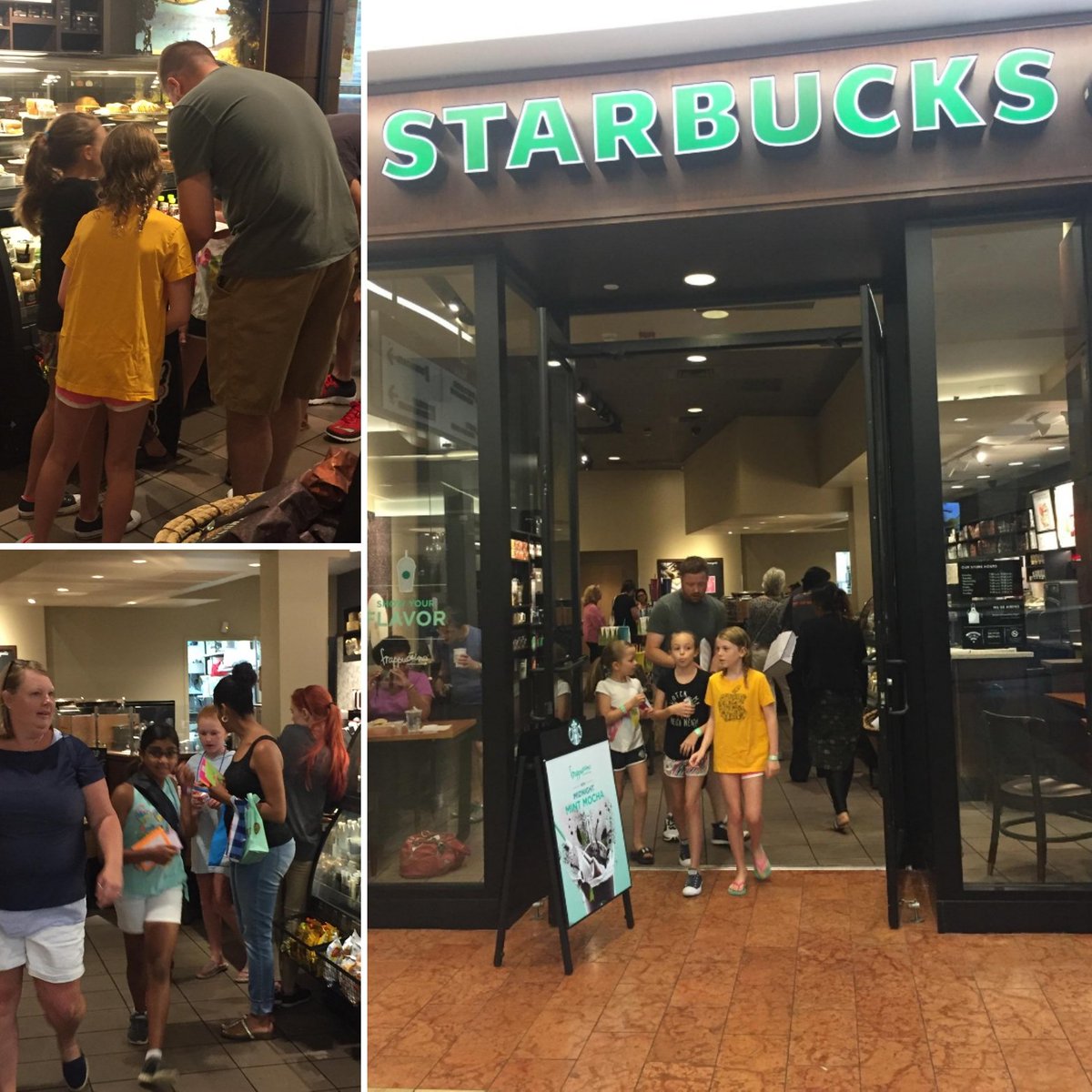 jjurik37's tweet photo. The Bday Scavenger hunt was success! Thanks to @bonja22 &amp; team 4 helping w/the @Starbucks pit stop. Stores logo is a siren from the sea... https://t.co/tSFEKj5qI4