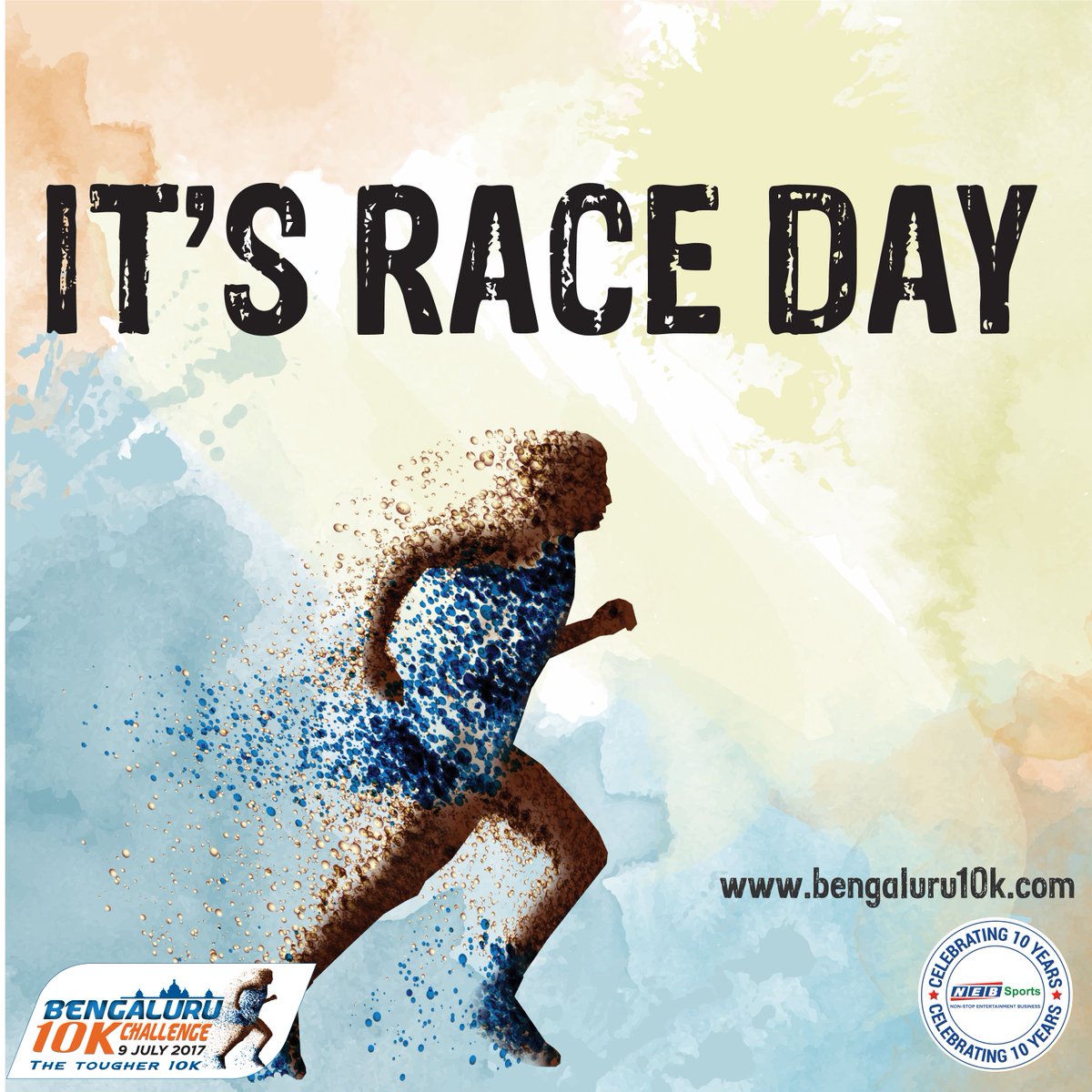 ITS RACE DAY!!! 

All the very best!!! 

Have fun on the route!!! 

#Bengaluru10KChallenge