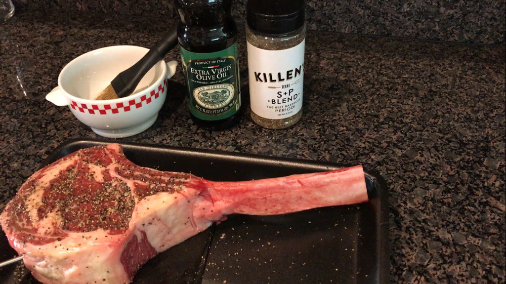 dustinbennett76's tweet photo. This is happening 
#ManSteak #ReverseSear #PETA https://t.co/fhO4bdP3kI