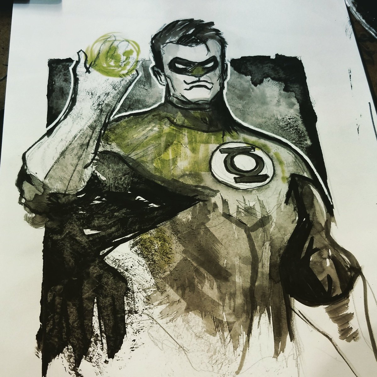 CartoonCaveman's tweet photo. Hal Jordan! #greenlantern #ocomicon #dc #dccomics https://t.co/08fJgfNXl9