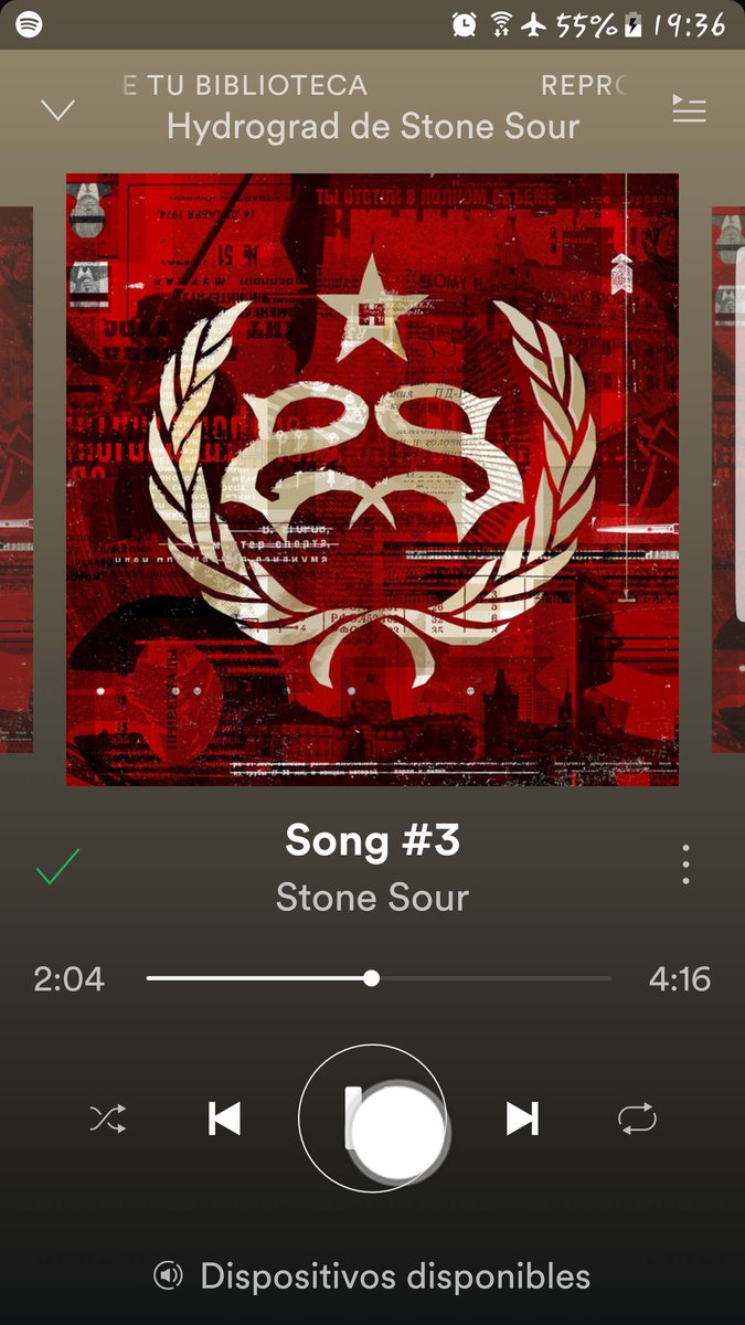 JuanMontes93's tweet photo. 🎶🎶 Just tell me I am yours 'cause you are mine 🎶🎶 @stonesour @CoreyTaylorRock #SongNumberThree https://t.co/rpso7cTyJP
