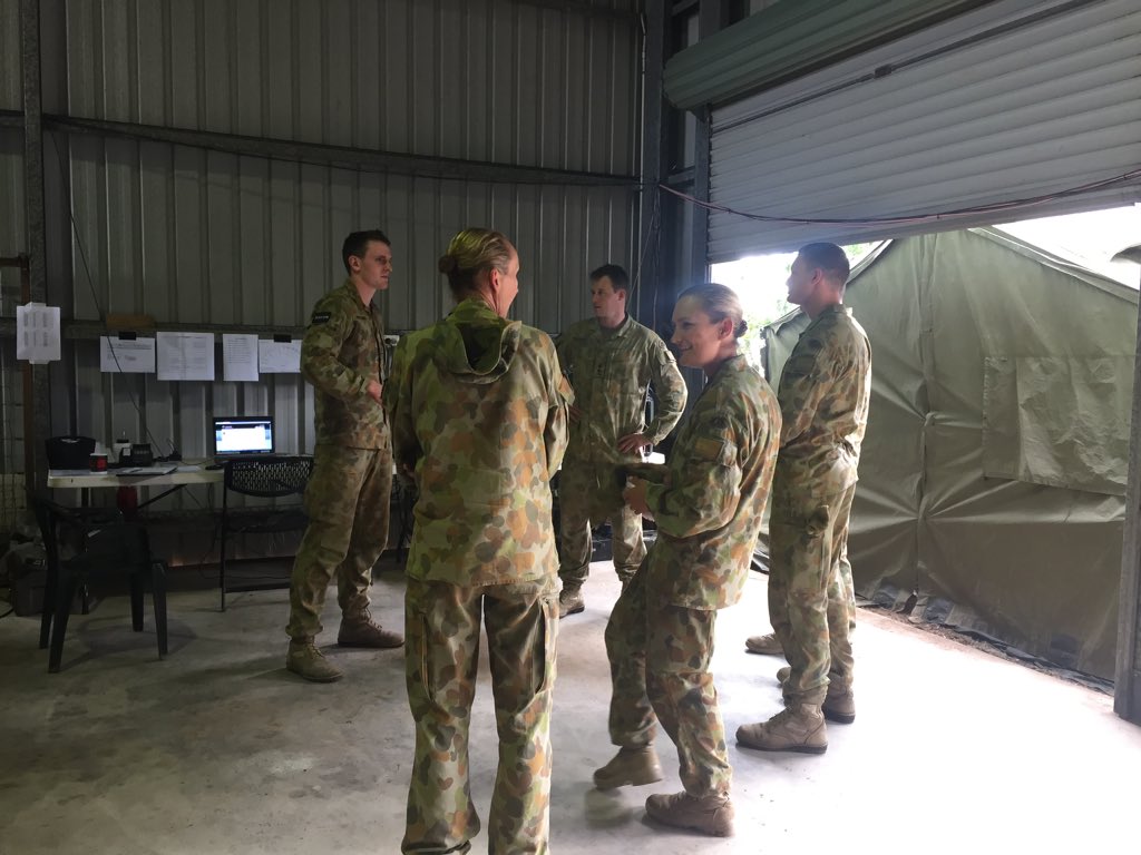140 Signal Squadron providing excellent CIS support at Stanage Bay <a href="/TalismanSabre/">Talisman Sabre</a> @RSM1DIV @OC140