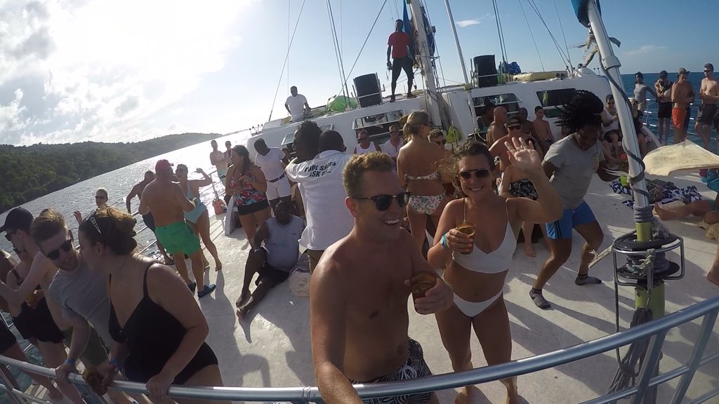 Smashed the Dunn's River Falls today with <a href="/ellahewitt/">Ella Hewitt</a>