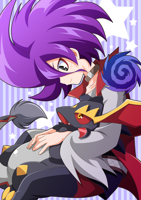 凪妖女 ガイトくんおたおめですー 過去絵ですがお祝い便乗させて下さいです 黒渦ガイト生誕祭