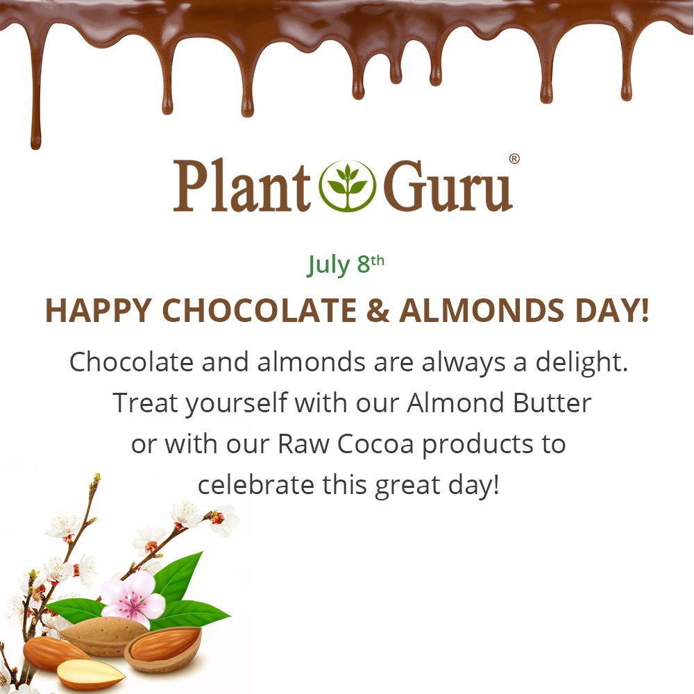 ThePlantGuru_'s tweet photo. Happy #ChocolateWithAlmondsDay!
Treat yourself with #PlantGuru #AlmondButter and #RawCocoaButter #SaturdayShoutout
https://t.co/yE49OKW3dZ https://t.co/MmVllaQfbD