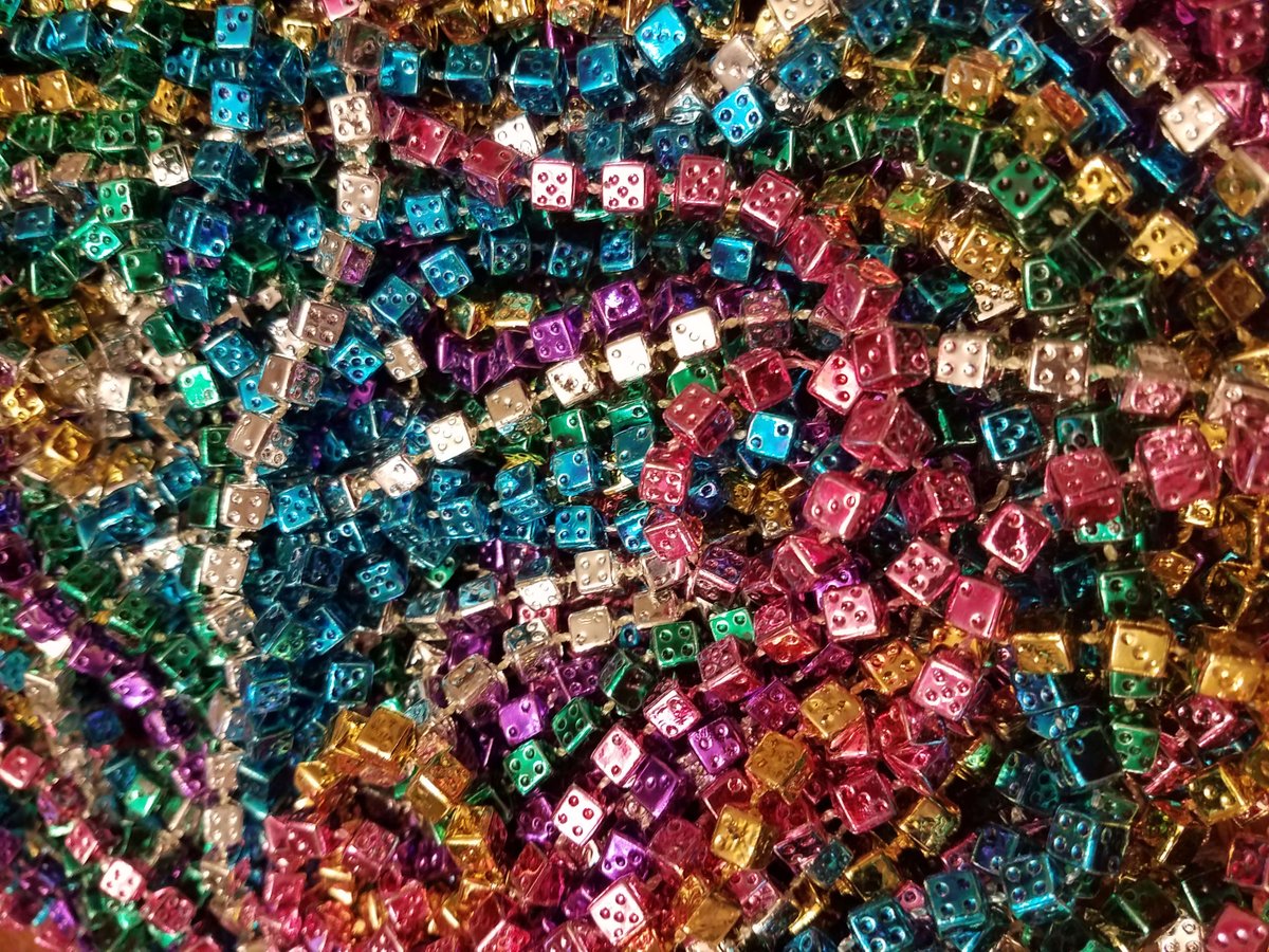Motley_Kids's tweet photo. Come join the #MotleyKids at #GenCon on Friday at 4 for our Motley #Masquerade! These beads won't wear themselves! 
https://t.co/qMDBXUFtx2 https://t.co/qpCSamL5zs
