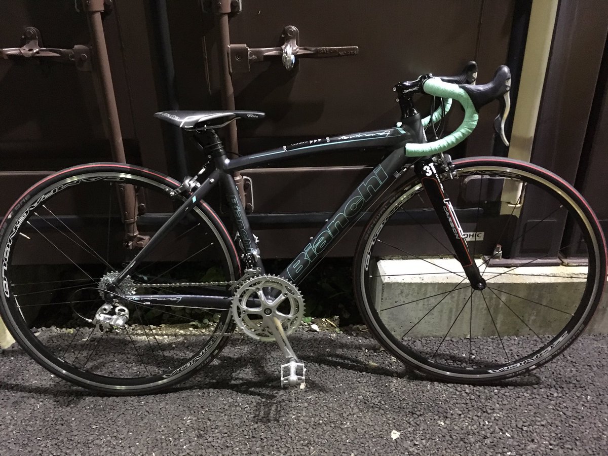 Hiro_Bruno's tweet image. For sale,,
3/3
#鎌倉女子自転車部
の為に仕立てた🚴‍♀️
150-160cm

#Bianchi
#Nirone7
サイズ 46

#Clank
#Shimano 
105 

#Campagnolo
#Veloce
#ZONTA

Stem 80
Bar Pro
