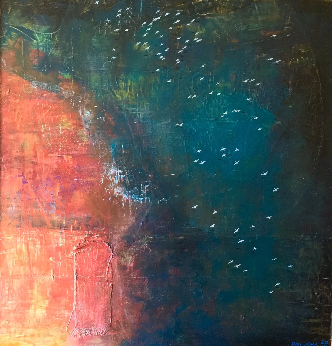 kari_bruinsma's tweet photo. Latest https://t.co/3iAWAYRcmS all my work one-word action titles relating to both the art and life. This one is "Navigate". @JonGordon11 https://t.co/F9tkSADpzD