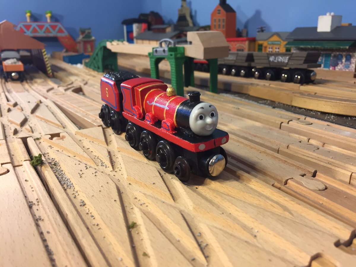 WendayTheMashedPotato01 (Commissions Open!) on X: James the Splendid Red Engine, this time wearing some fabulous makeup #thomasthetankengine #thomasandfriends #railwayseries / X