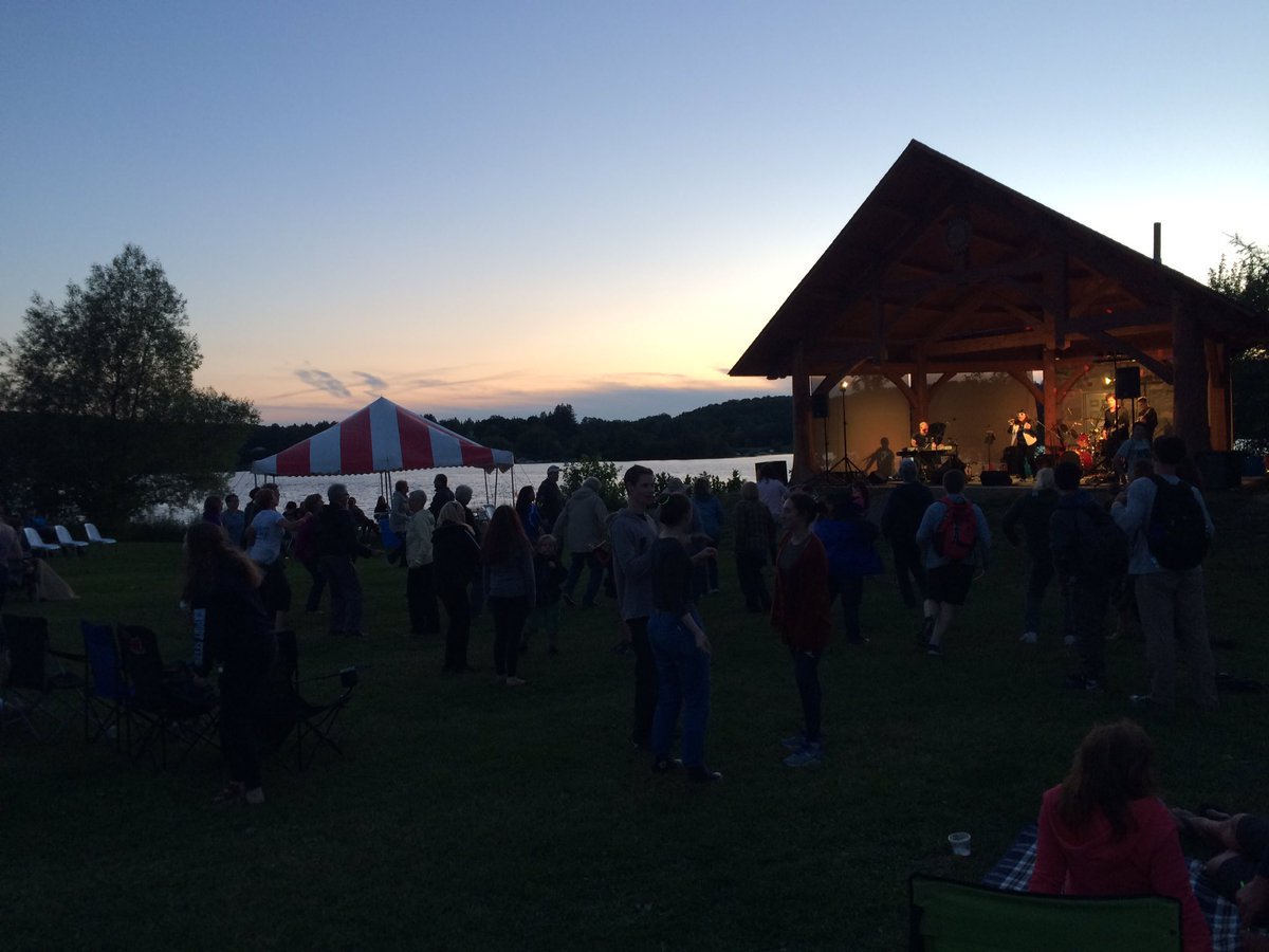Dance party, Head Lake #dysart150 #comewander with Arden &amp; the Tourists