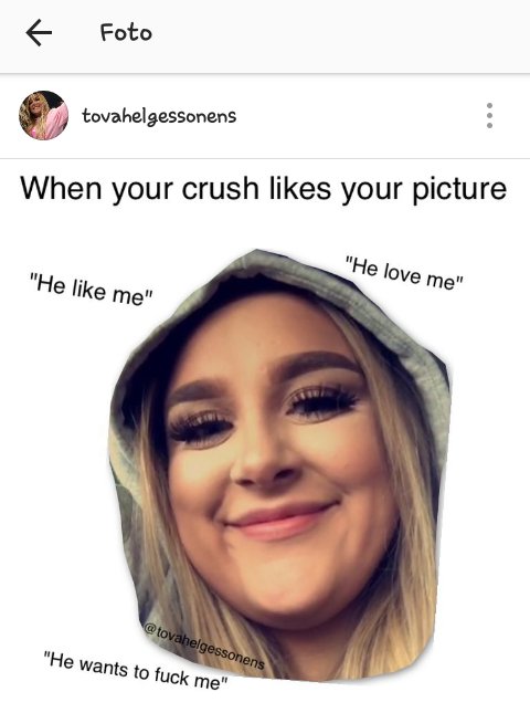 hahahahaha 
@ tovahelgessonens på insta 😂