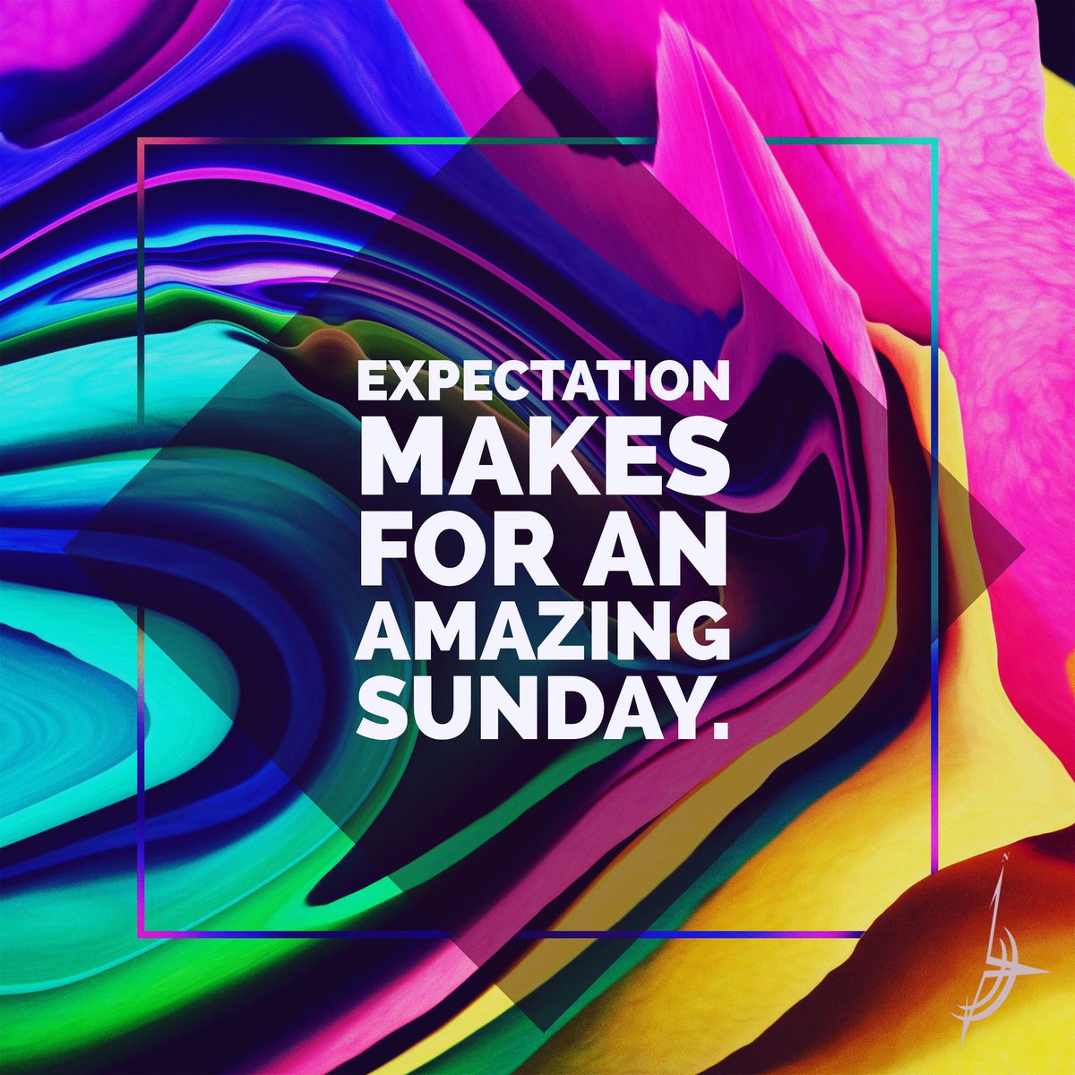 Expectation makes for an amazing Sunday!