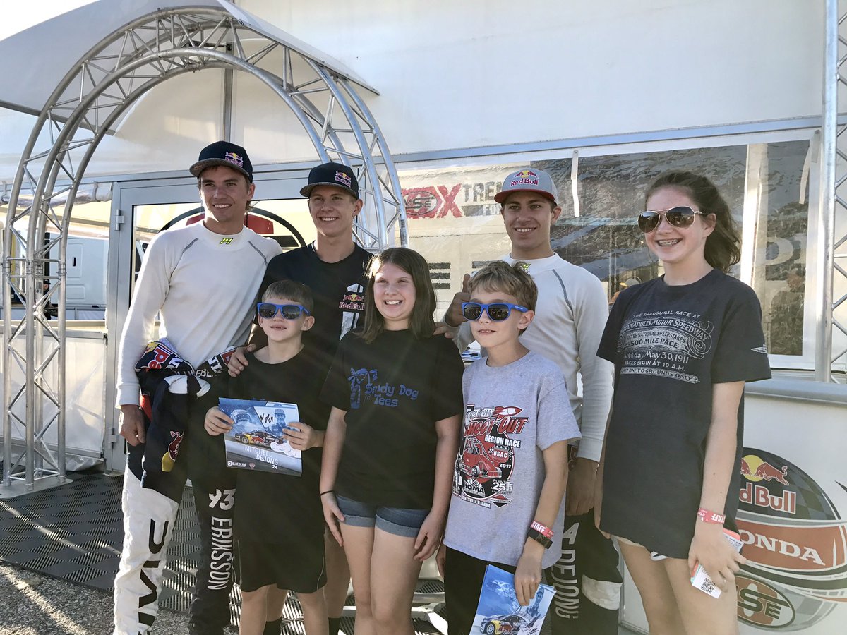olieriksson's tweet photo. Had a great time meeting fans after today's Heats - Thanks to all who came out for Day 1 of #RedBullGRC #Indianapolis! https://t.co/cWDNQ0EiSj