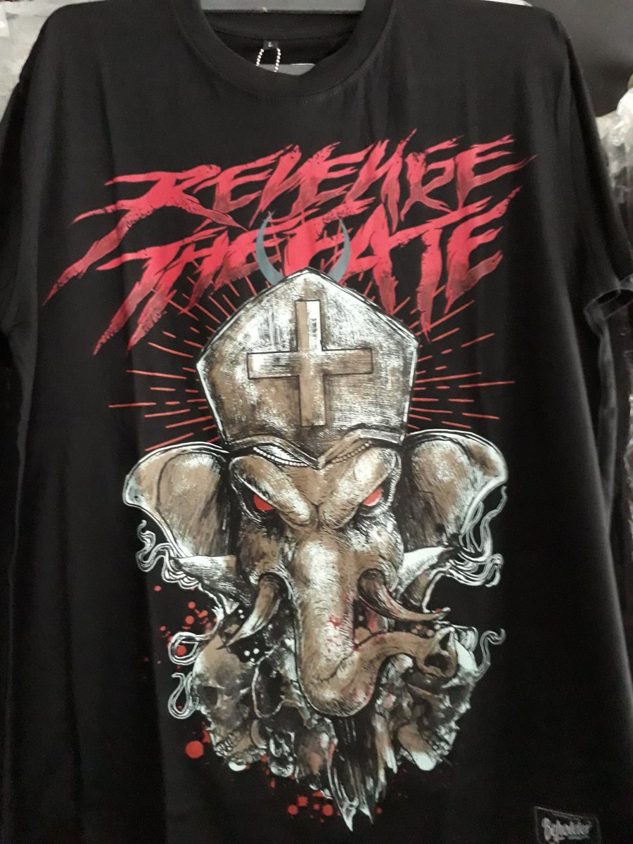 DaunMetalZone's tweet photo. Ready stock
Ts Revenge The Fate 
Brand   : Original Beholder
Sablon : Plastisol
IDR       : 175K https://t.co/JTxLzUz5cu