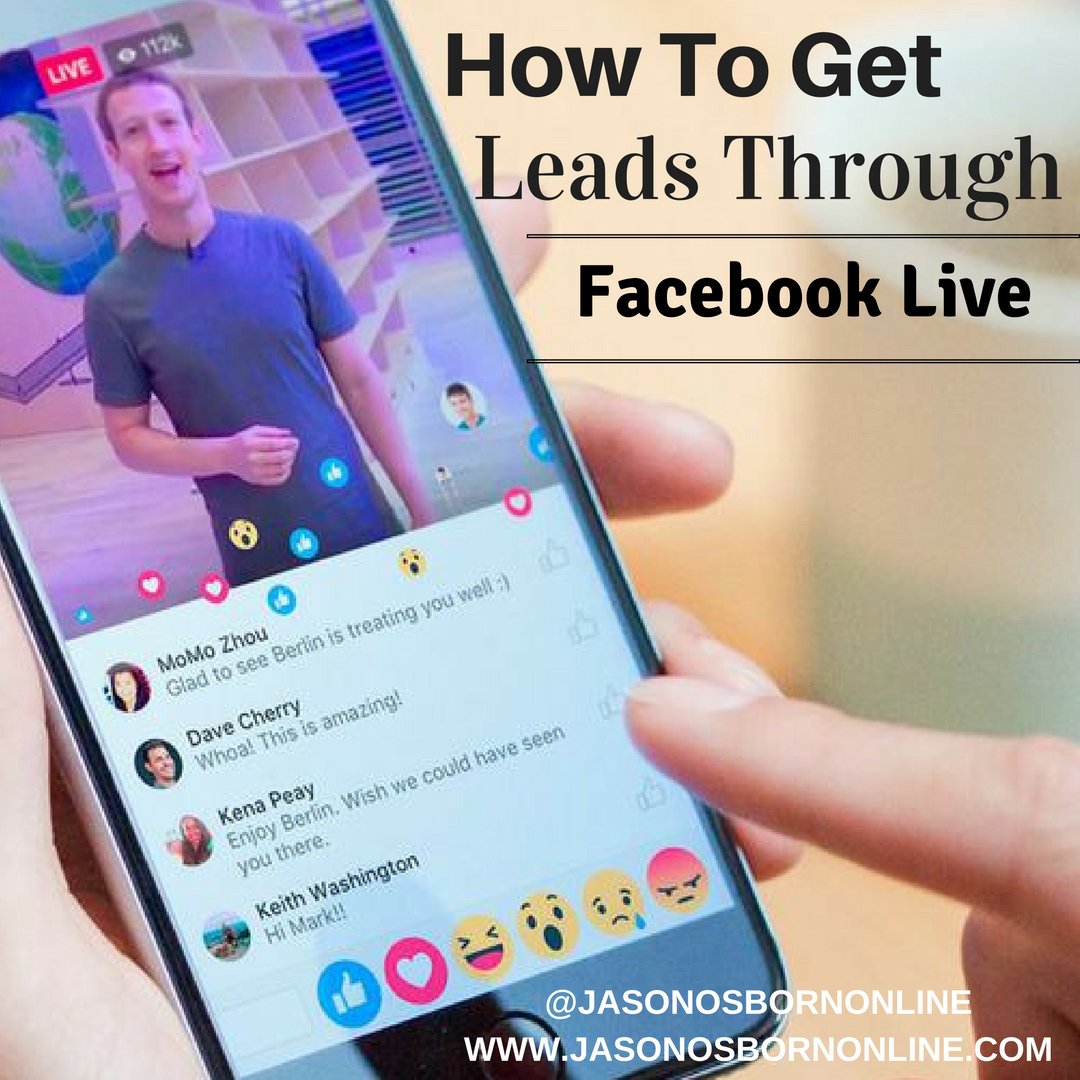 JasonAOsborn's tweet photo. Free video training: How To Get Network Marketing Leads Through Facebook Live - Get it here: https://t.co/YOnFLaR2kK https://t.co/yQsm88XJp2