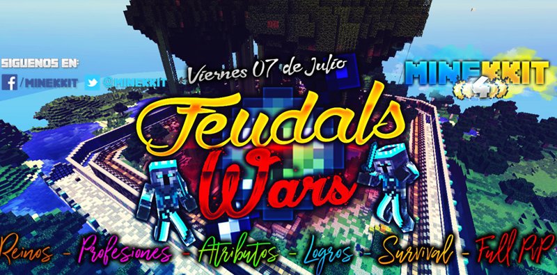 minekkit's tweet photo. Nos gustaria mejorar el servidor junto a vos, por eso te traemos la encuesta de FeudalWars!

https://t.co/O4STHMBfbw https://t.co/yCfvyUAhNs