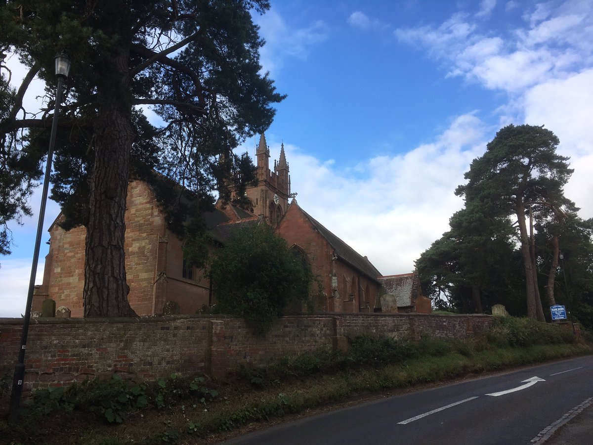 DebsRWalton's tweet photo. Beautiful St Mary's Enville! Coffee and cakes at 10.30 am #lifeisgettingbetterandbetter! https://t.co/jfL0OJoOL4