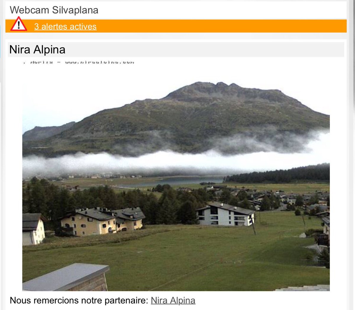 morenamenegatti's tweet photo. Sunday morning. A cloud covers the entire path of the race... funny! #fantozzistyle #otilloengadin https://t.co/jfquGHqy8e